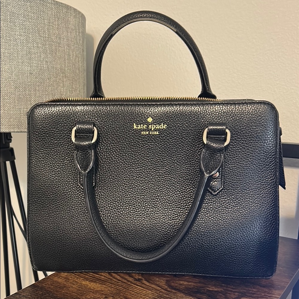 Kate Spade Black Leather Handbag